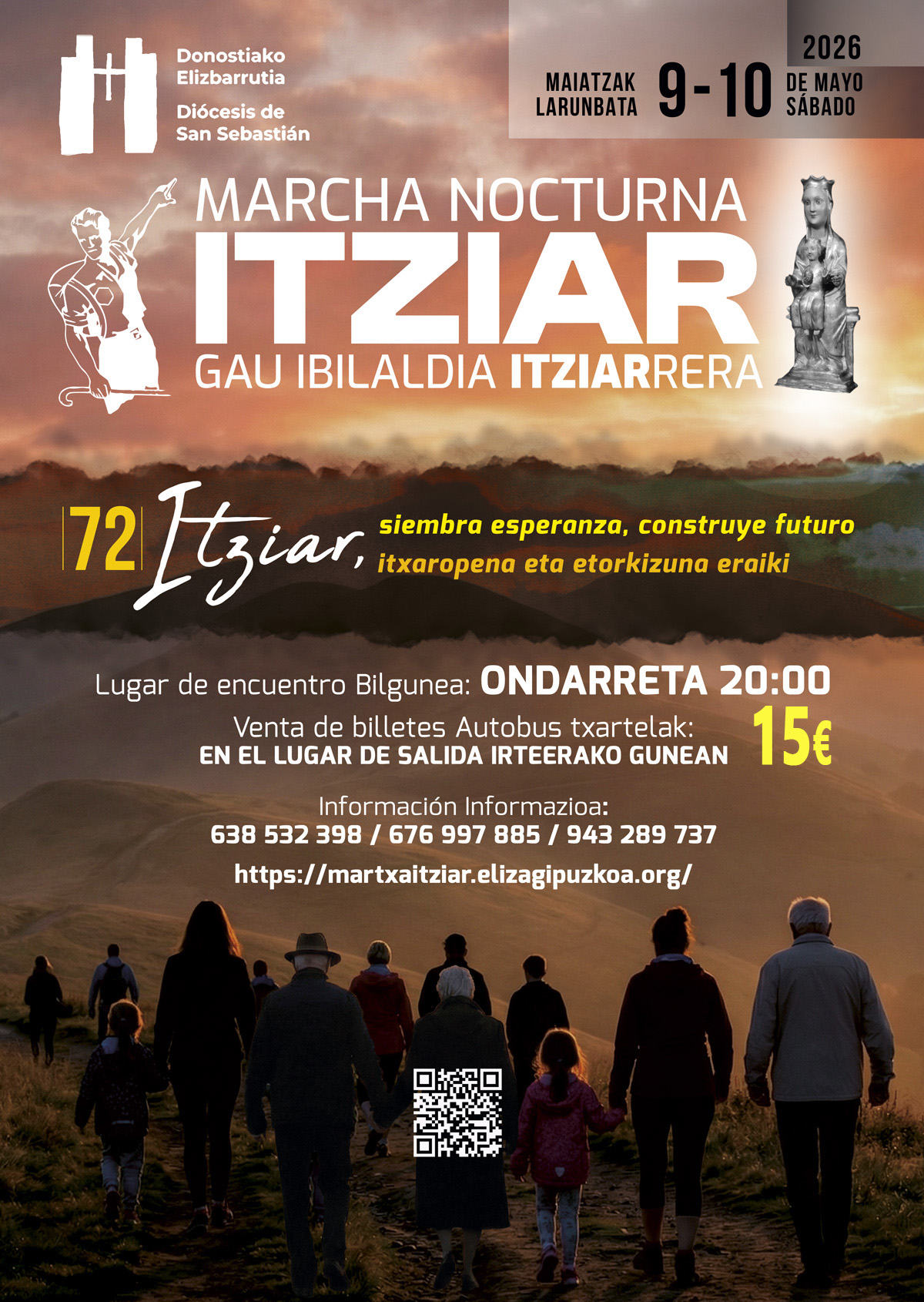 Cartel Marcha Nocturna Itziar